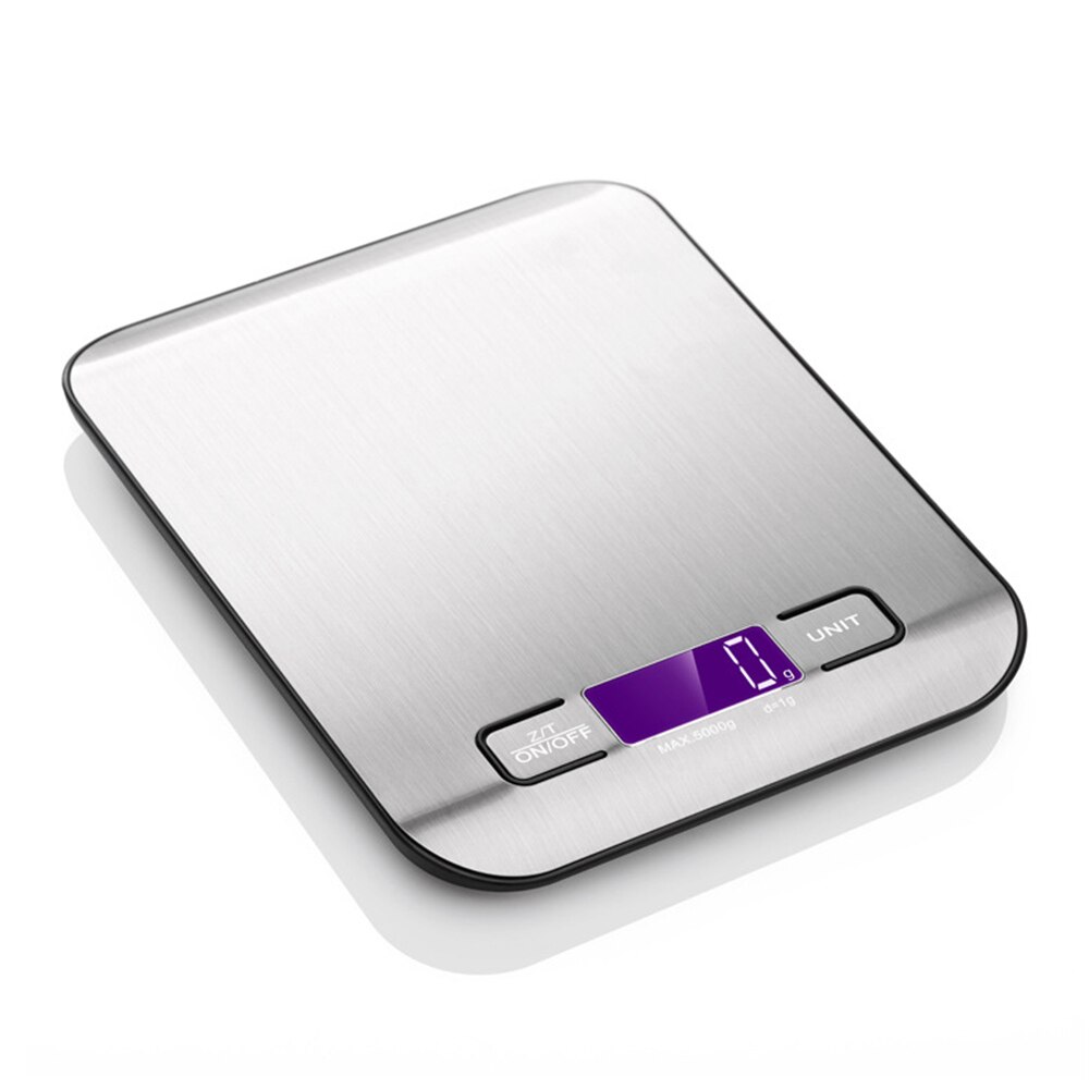 Food Scale Digital Stainless Steel Digital Kitchen Multifunction 5000g/1g Durable And Easy To Clean Measuring Tools