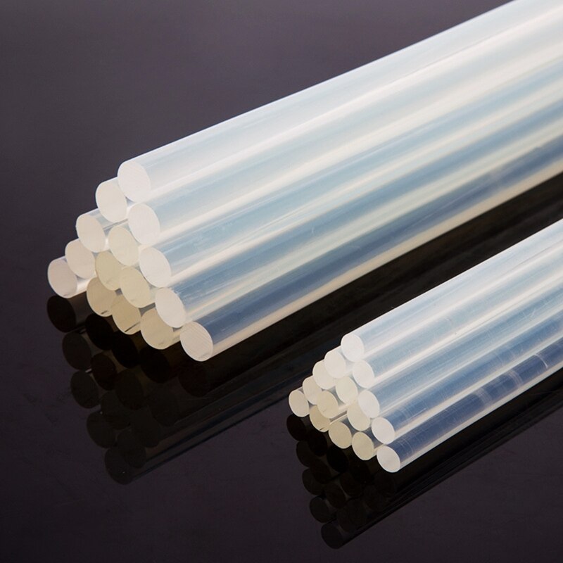 Clear Glue Adhesive -melt Glue Stick Transparent 7mm Diameter 100mm Length for Diy Craft Sealing Repairing Q84D