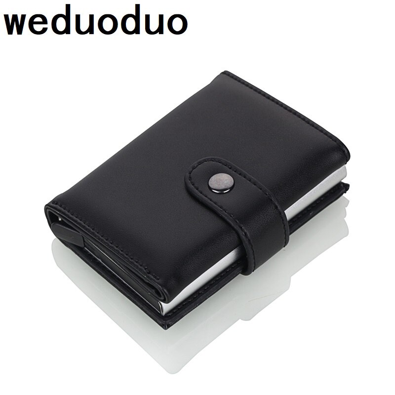 Weduoduo Pu Leather Credit Card Holder Rfid Kaarthouder Rfid Bankkaart Gevallen Visitekaartje pocket