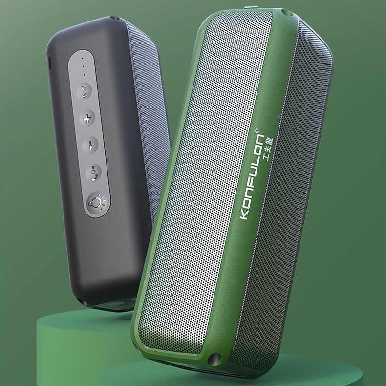 Multifunctional Wireless Portable Bluetooth Speaker Subwoofer Column For PC Computer Speakers Music Center with Flashlight FM TF