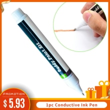 1Pc 6ml Conductive Ink Pen Electronic Circuit Drawing Pen DIY Circuit Repair Drawing Ink Pen Instantly Magical Conductive Pen
