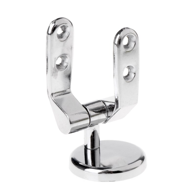 Alloy Toilet Seat Hinges Mountings Set Chrome with Screws For Toilet Accessories