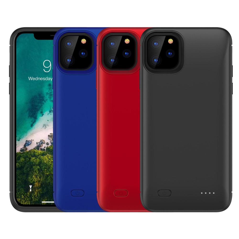 5200Mah 6200Mah Batterij Oplader Voor Iphone 11 Pro Max 6 6S 7 8 Plus X Xs xr Xs Max Externe Batterij Powerbank Telefoon Cover