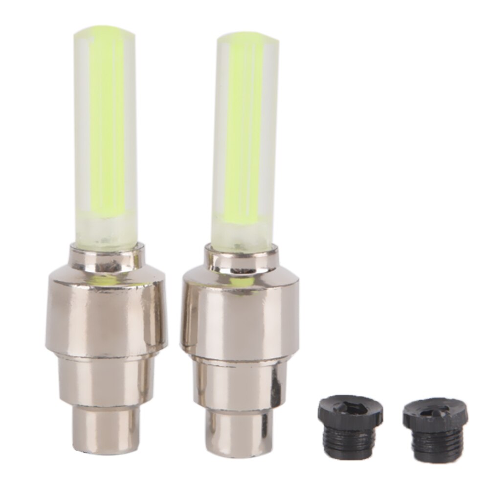 2 Stck Mini LED Fahrrad Lichter Rad Reifen Ventil Kappe Radfahren Fahrrad Sprach Licht Mit Batterie Fahrrad Zubehör