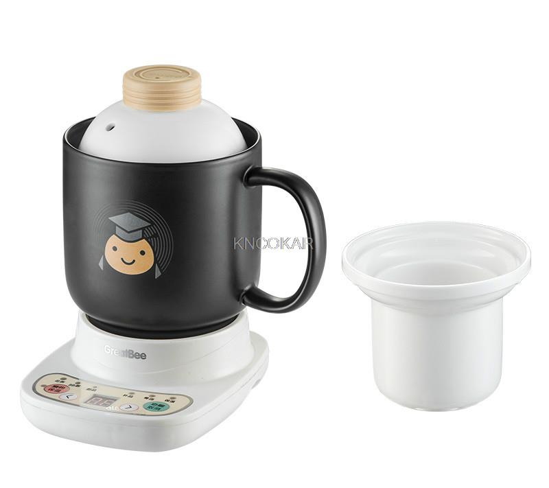 220V 120w 0.6L Bone ceramic slow cooker Health pot Electric stew cup automatic appointment insulation 140x115x190mm