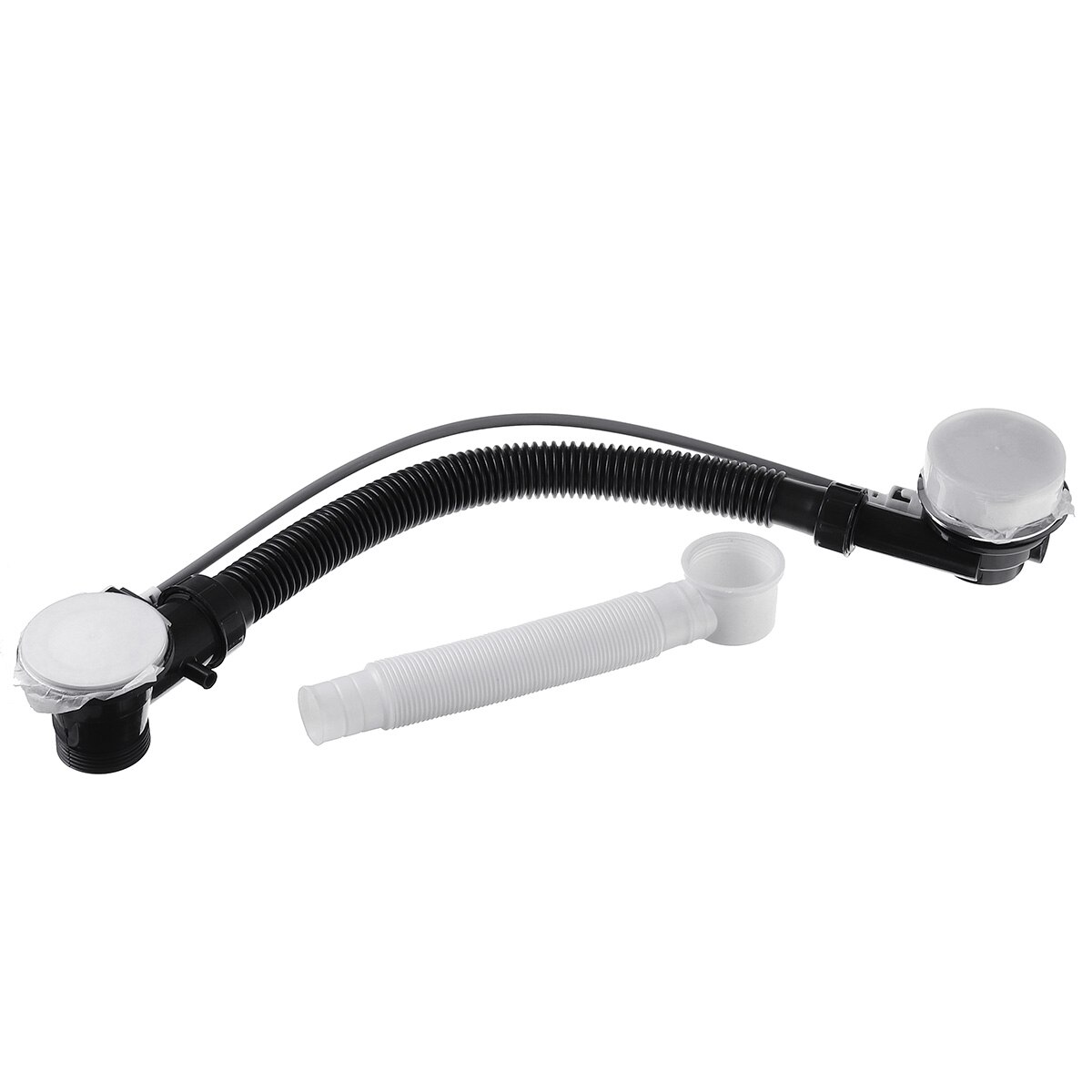 Brass Drain Bathroom Rotary Bath Tub Overflow Up Plug Stopper Bathtub Bath Tube Bath Waste Drain Filler Bathroom Accessories