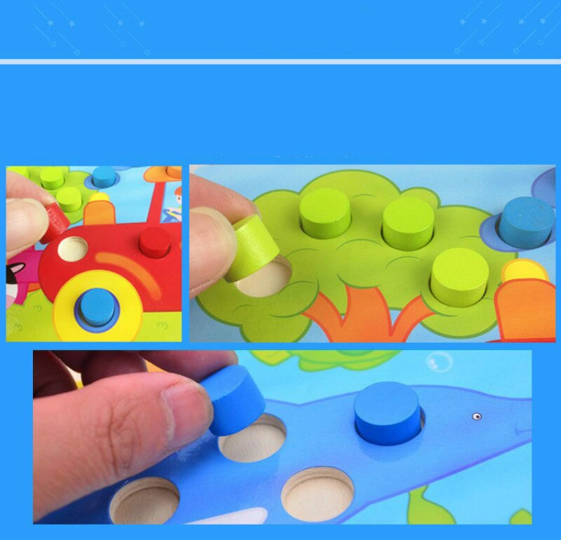 Farbe Erkenntnis Bord Montessori Pädagogisches Spielzeug Für Kinder Holz Spielzeug Puzzle Kinder Früh Lernen Farbe Spiel spiel