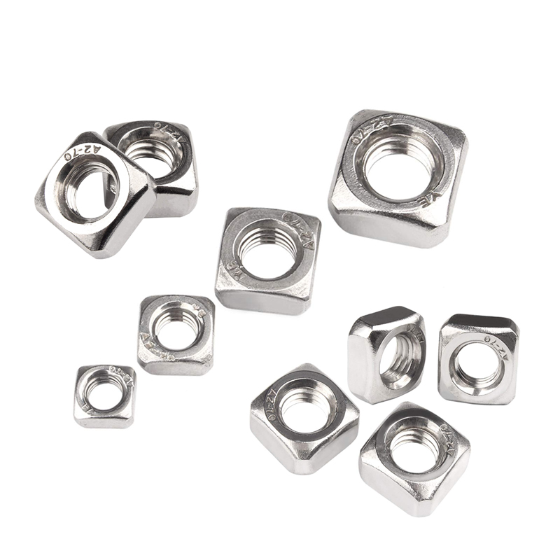 5/10/ 25/50pcs A2-70 Stainless Steel Square Nuts M... – Grandado