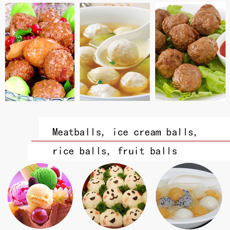 1Pc Stainless Steel Meatball Maker Meat Clip DIY Cooking Meat Tool Beef Chicken Fish Meat Ball Maker Kitchen Gadget