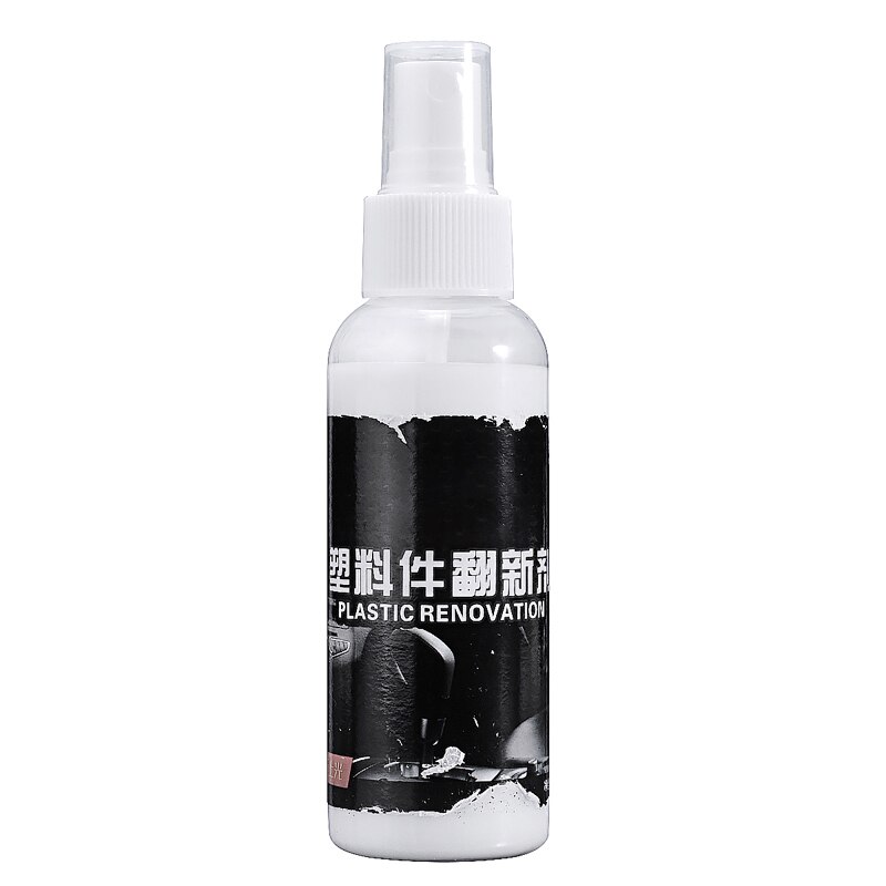 1pc 100ml bil interiør skinnsete sofa skinn plastdeler regummiering middel voks bil vedlikehold pleie rengjøringsmiddel