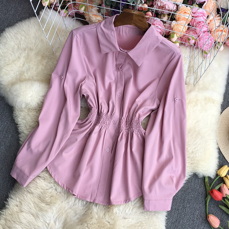 Polo de para mujer, Tops de manga larga con solapa lisa, camiseta para mujer, ropa superior de , camisetas para comprar en el mundo