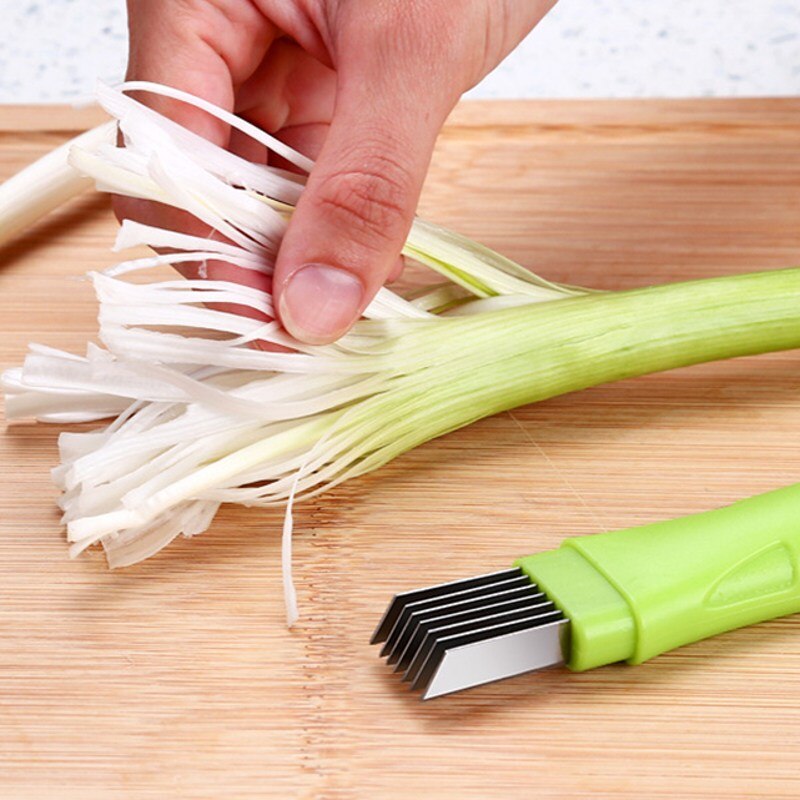 Stainless Steel Green Onion Slicer Shredder Cutter Vegetable Scallion Shred Cut Tool For kitchen tools gadgets
