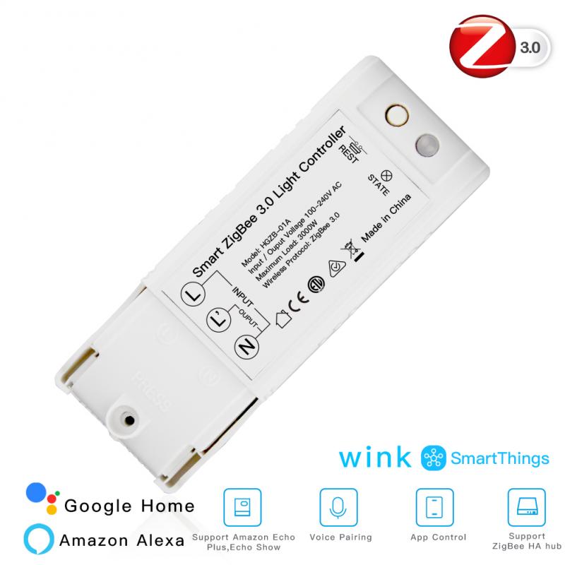 Smart ZigBee 3.0 Light Controller DIY Smart Home Modified Switch Compatible With Echo Alexa OSRAM Lightify Zigbee HA Gateway