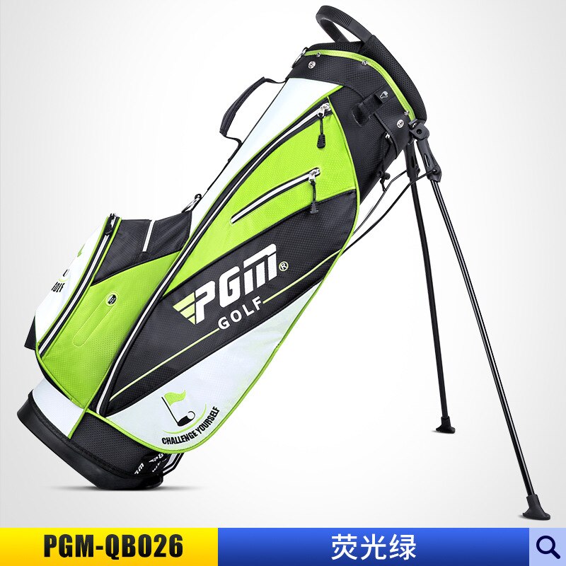 Pgm Golf Stand Bag Ultra Licht Golf Standaard Stand Bag Met Schouderband Golftas: green