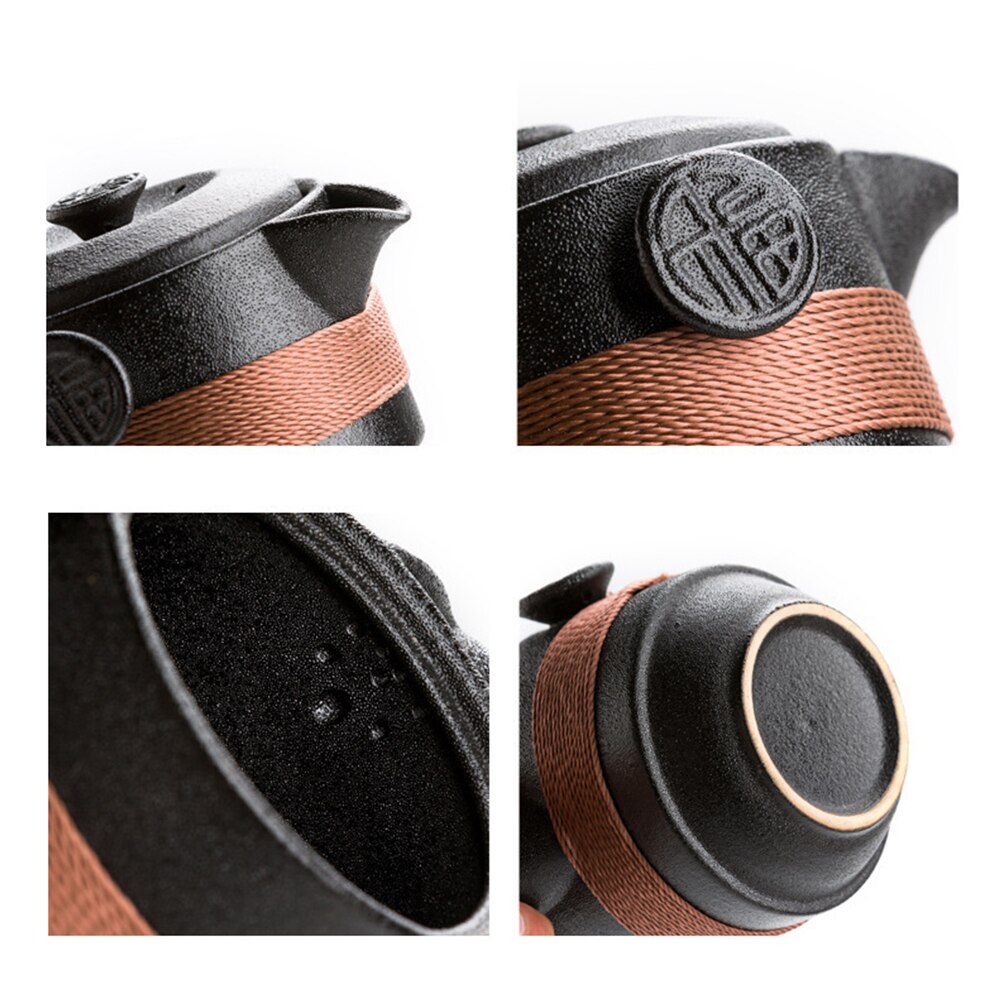 High-End Chinese Kung Fu Tea Set Outdoor Travel Ceramic Teapot Porcelain Teaset Portable Tea Cups Of Tea Ceremony Fine