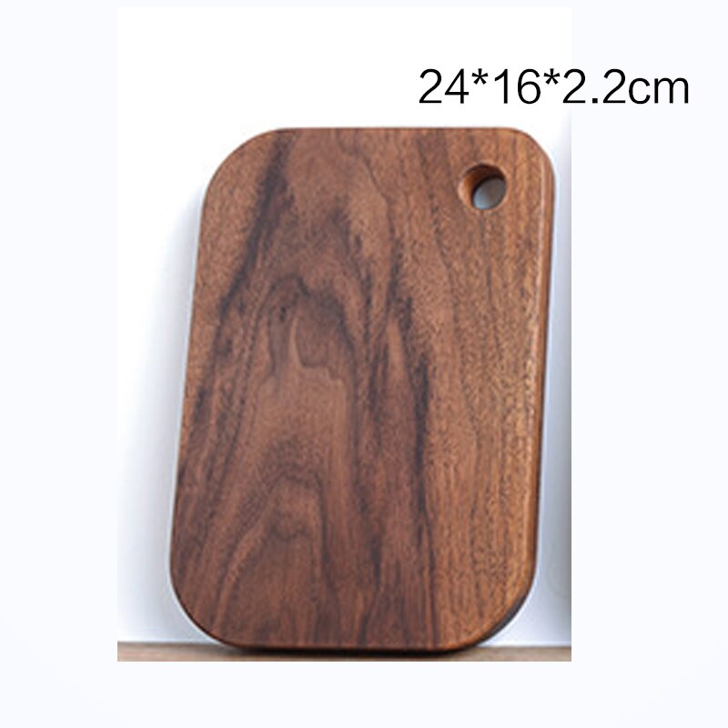 Japanese black walnut special-shaped breadboard solid appliances beeswax whole wood wood rootstock Choppingboard kitchen: square
