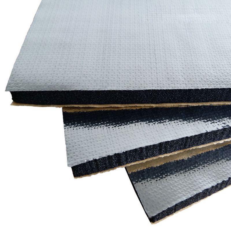 Aislamiento acústico de fibra de vidrio para coche, aislamiento térmico de caucho, insonorización, vibración, FM, 30x50cm