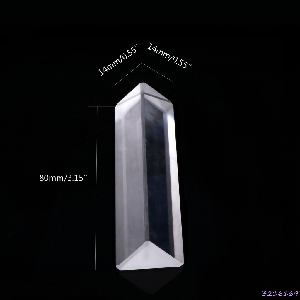 K9 Optische Glas Haakse Reflecterende Driehoekig Prisma Voor Onderwijs Lichtspectrum-34 #