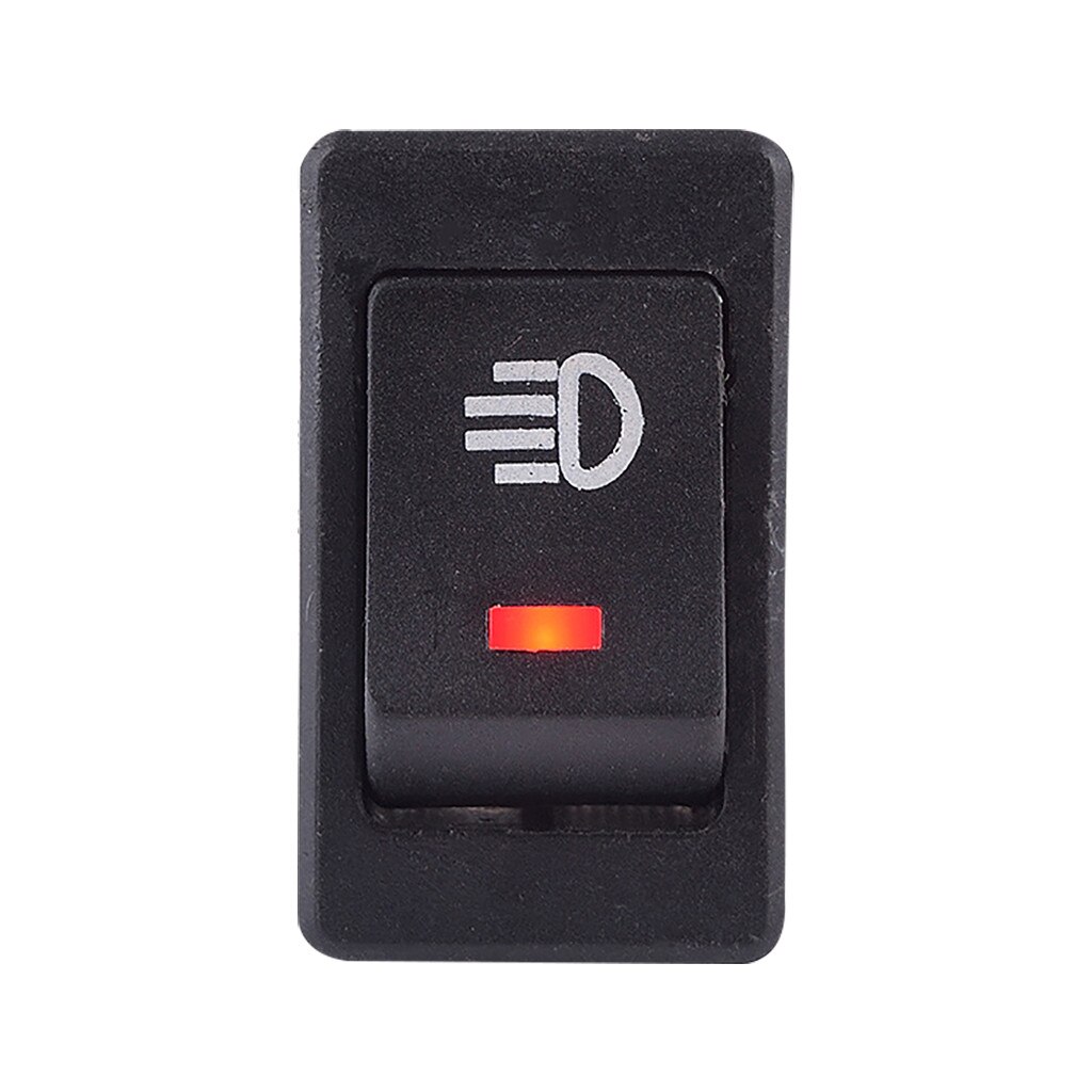 Auto 12V 35A Blauwe Led Rocker Switch Auto Accessoires Voor Mistlamp Lamp Universele 4-Pins Dash Dashboard #30