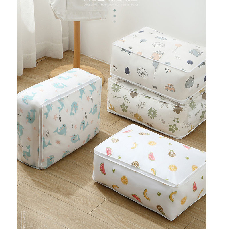 Large Capacity Quilt Storage Bag Travel Luggage Packing Bags Wardrobe Clothes Finishing Organizer Case Blanket Container 1 Piece