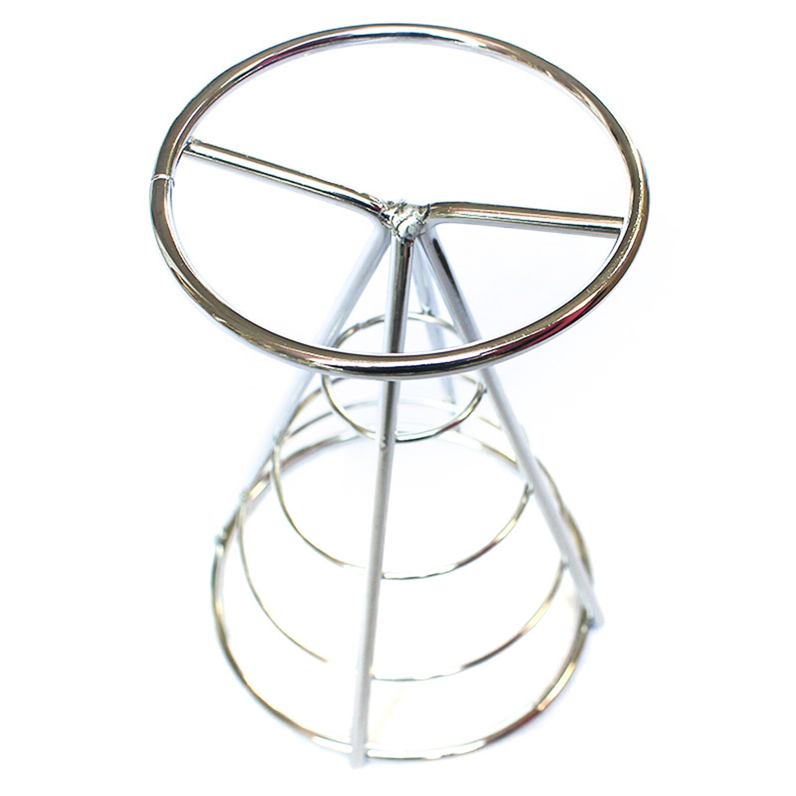 25#Stainless Steel Colanders French Fries Stand Snacks Display Pizza Cone Holder Fries Baskets Sauce Salad Cup Kitchen Tool