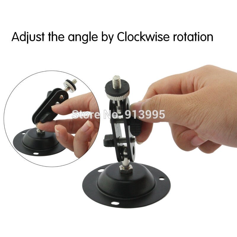 Aluminum Mini Wall Mount CCTV Tripod Mount Bracket For USB Cameras Security Cameras mounting Outdoor/Indoor Accessories