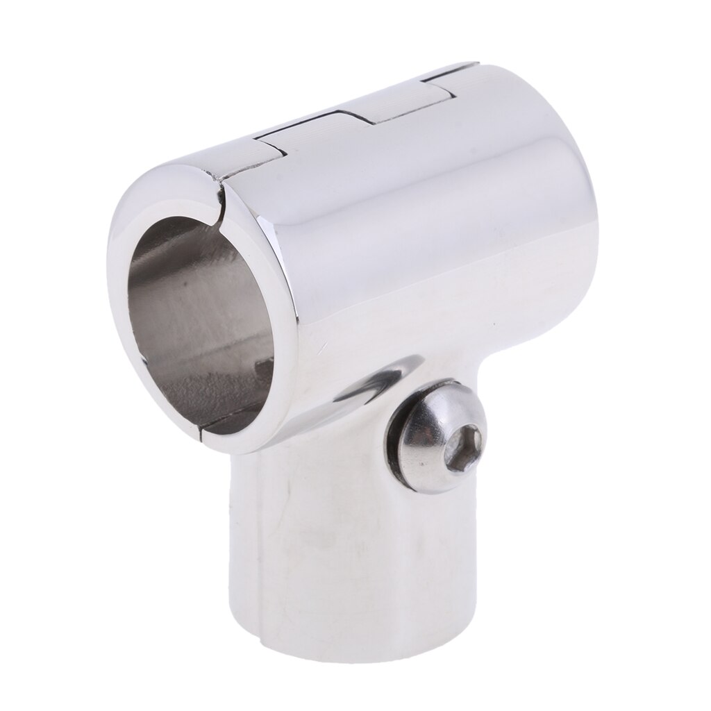 Accesorios para barandilla de barco, accesorio en T 316, acero inoxidable, 25mm, pasamanos marino de 3 vías, 90 grados, 2 uds.