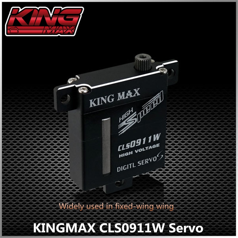 KINGMAX CLS0911W--26g 10kg.cm,digital,metal gears wing servo Widely used in Glider fixed-wing robot flat thin wing