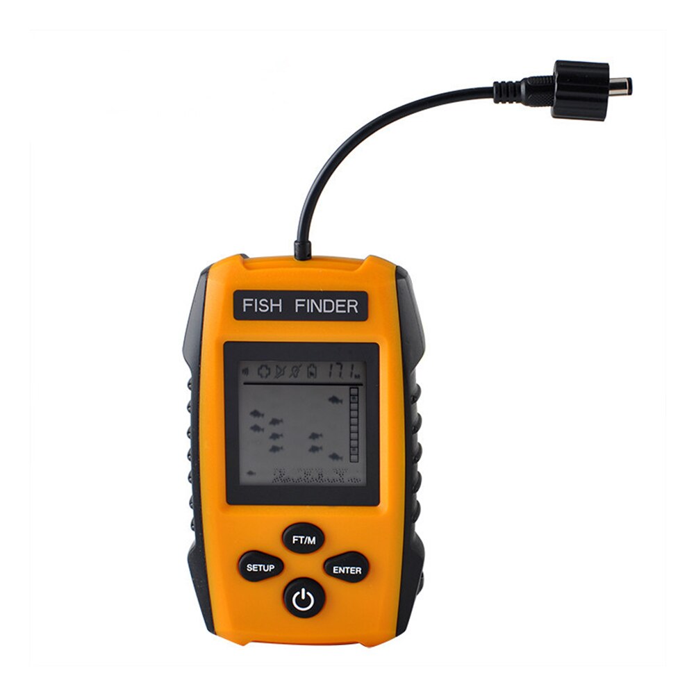 Portable Fish Finder Wired Sonar Sensor Transducer Fishfinder Tackle for Fishing