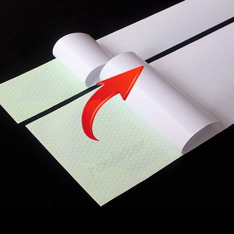 25mm x 50m Reflektierende Warnband mit Pfeil Druck für Auto Fahrrad