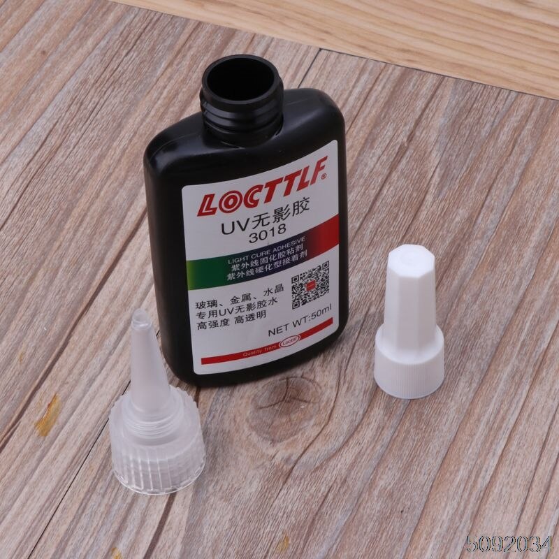 Colle UV UV UV transparente 50ml | Adhésif à la colle en cristal pour verre