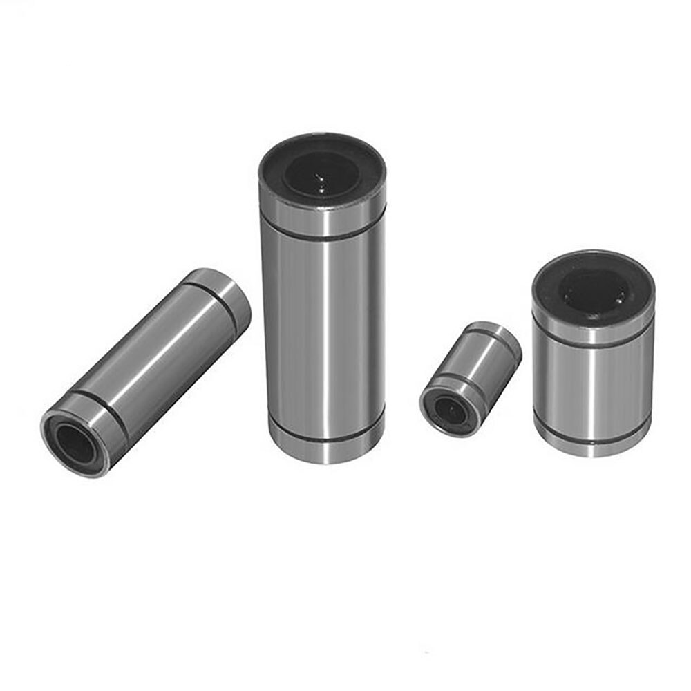 12pcs/Lot LM8UU Linear Bearings LM10UU LM12UU LM16UU Linear Bushing 8mm For CNC Rod Linear Rail Shaft Aluminum Parts