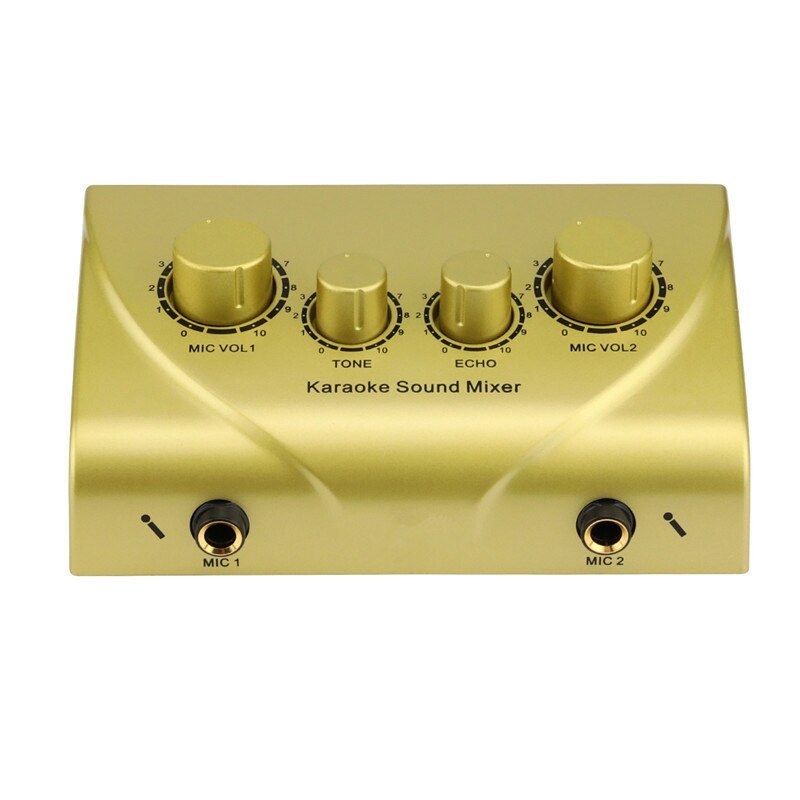 Karaokemaskine lydmixer ekkomixer digital o lyd o systemenheder mikrofonkonsol: Eu-stik