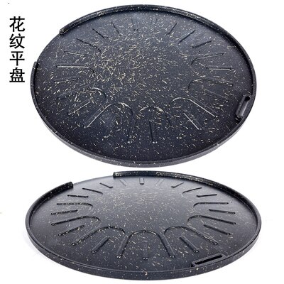 Korean barbecue BBQ grilled chicken cake pan core replacement carbon fire grill meat griddle plate thickening bakeware 26.5cm: 4