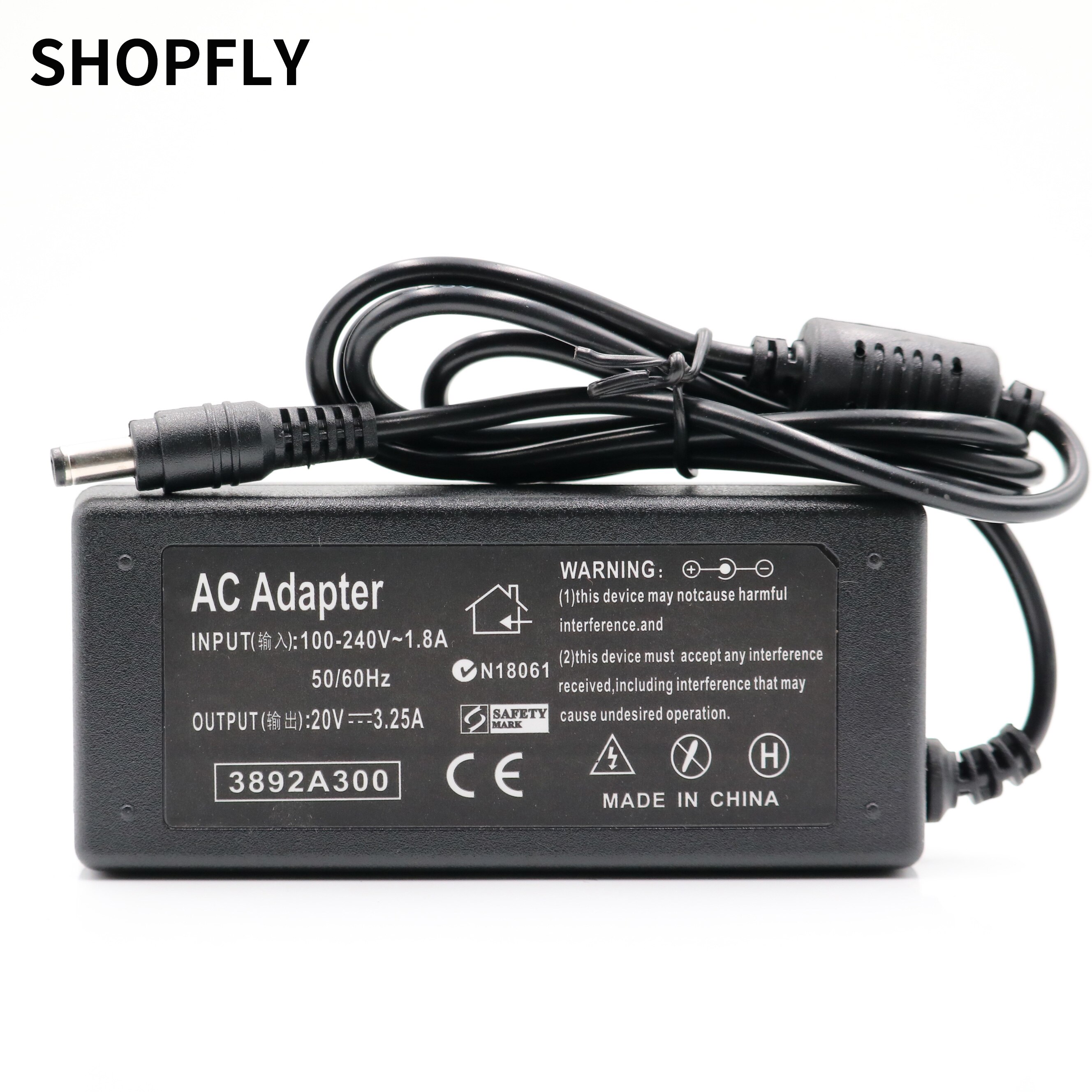 Ac Power Adapter Laptop Charger 20V 3.25A 5.5*2.5Mm Voor Lenovo Ibm B470 B570e B570 G570 G470 z500 G770 V570 Z400 P500 P500