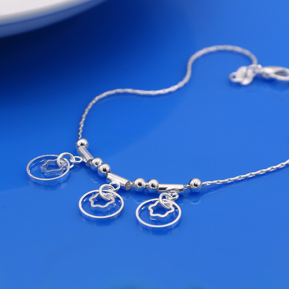 Foot jewelry geometric flowers anklets nice for women girl foot jewelry