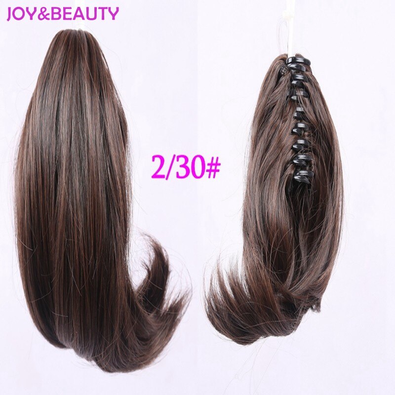 Joy&beauty synteettiset hiukset klipsillä poninhäntä kynsi hiukset poninhäntä hiustenpidennykset hiuslisäke 12 tuumaa pitkä 5 väriä