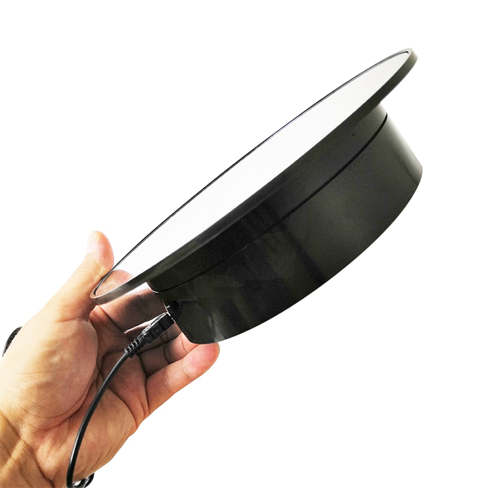 Electric Multifunction Props Collectible Product ABS Watch USB Rechargeable Rotating Display Stand Turntable For Jewelry