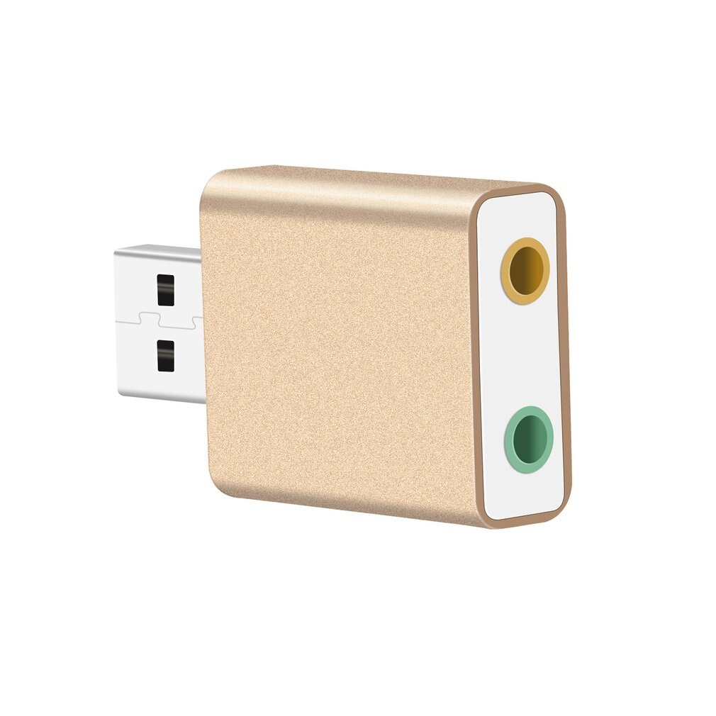 1 pièces Audio carte son Adpater Mini USB externe 2.0 7.1 CH Audio virtuel carte son adaptateur convertisseur pour ordinateur portable