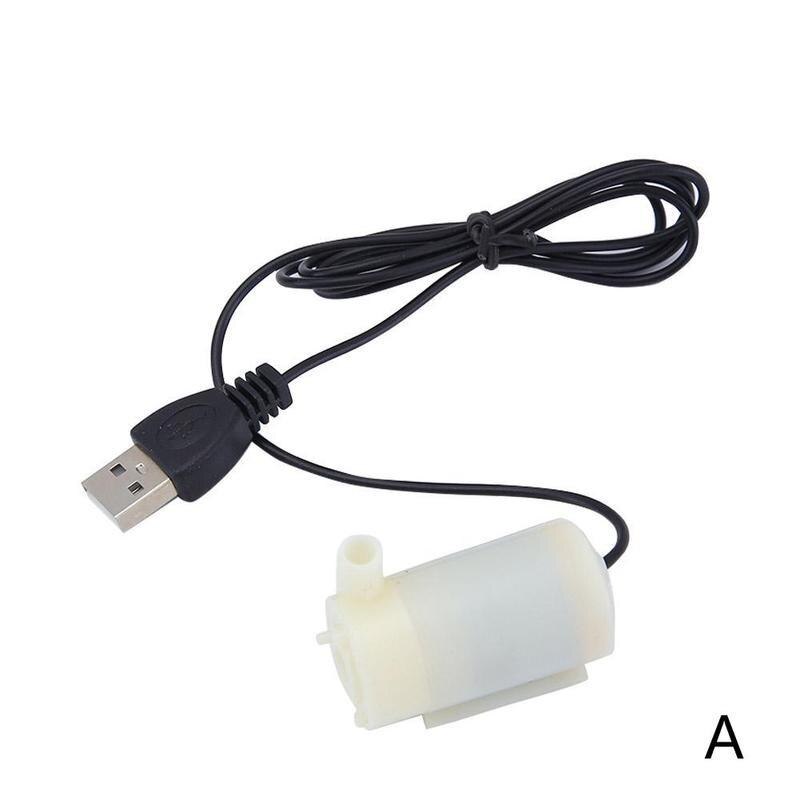 Dc3-5v Submersible Water Pump Set Usb Low Noise Motor Pump Horizontal Fountain Watering Mini Vertical Micro Diy Kit For Garden: A