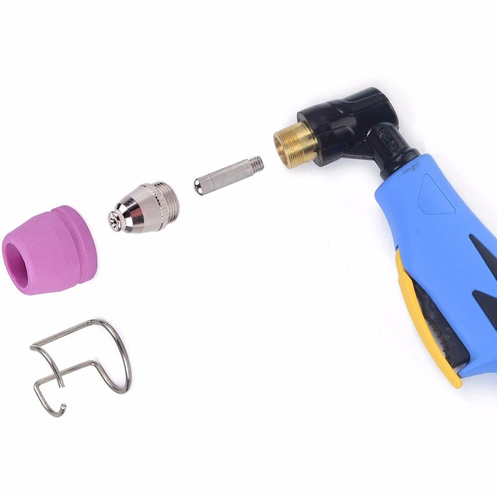 Plasma Cutter Consumables Parts Pink Shield Cup Ceramic Nozzle Fit Amico CUT-50HF 50 Amp Non-touch Pilot Arc Welding Tool