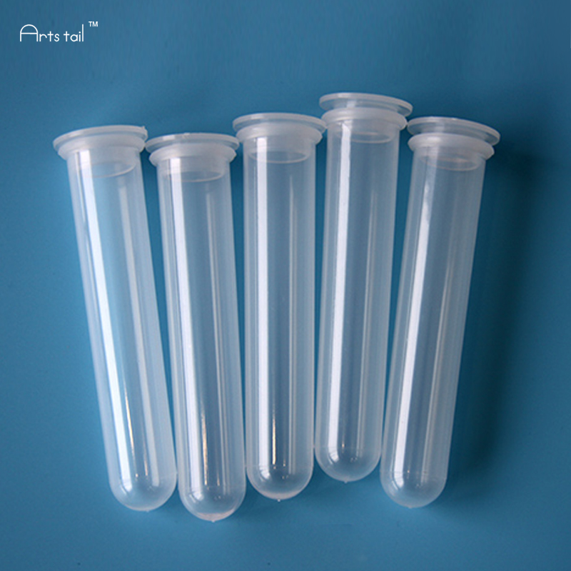 20 ml Zentrifugenröhrchen Kunststoff Reagenzglas EP Flache Kant Rund Sonde Flasche Dicke Zauberstab Entsprechende Elastizität 20 STÜCKE