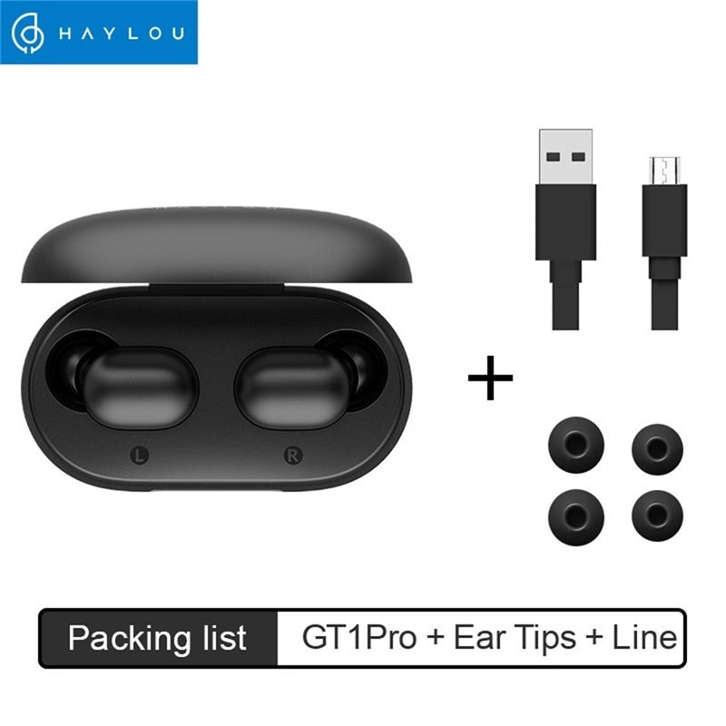 Haylou GT1 Pro batterie longue HD stéréo TWS Bluetooth écouteurs, contrôle tactile casque sans fil avec double Isolation du bruit du micro