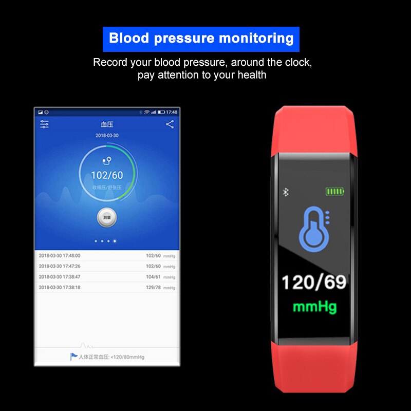 Y3 Color Screen Smart Bracelet Heart Rate Monitor Fitness Blood Pressure/Oxygen IP67 Waterproof Smartwatch Pedometer