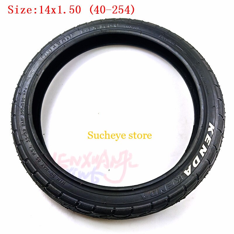 Bicycle Tyre 40-254 14X1.50 Tyre Inner Tube Bicycle Fitting 14 Inch Folding Bicycle Bike Kids Bike Wheel Tire Tire