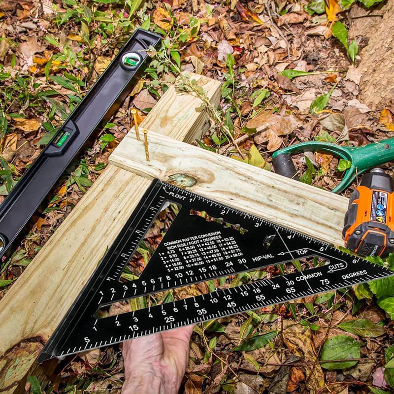 Timmerman Potlood Tool Set, Markering Gauge Gradenboog, 45 90 Graden, Diy Timmerman Tool, markering Tool Voor Houtbewerking