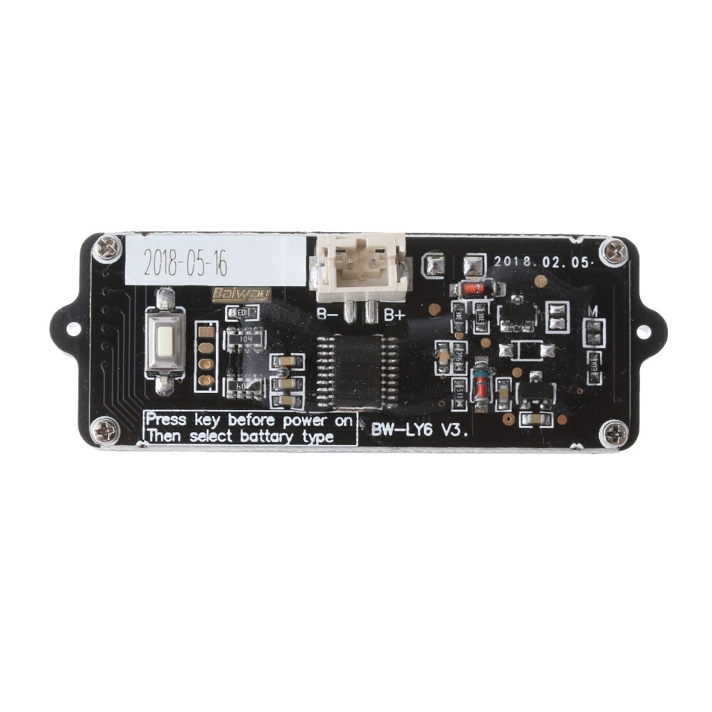 Auto 12V-48V Lead-acid Lithium Blue LCD Voltmeter Meter Car Battery Capacity Analyzer Monitor Motorcycle Tester Indicator