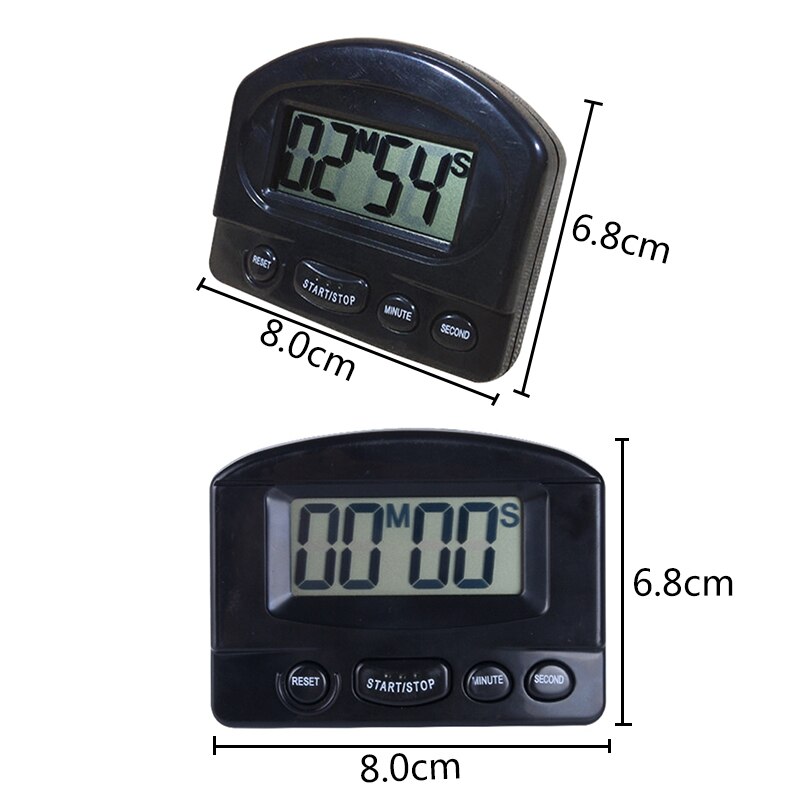 (weak Magnetic Products) (without Battery) Kitchen Timer, Electronic Timer, Multifunctional Makeup Alarm Clock, Countdown Timer