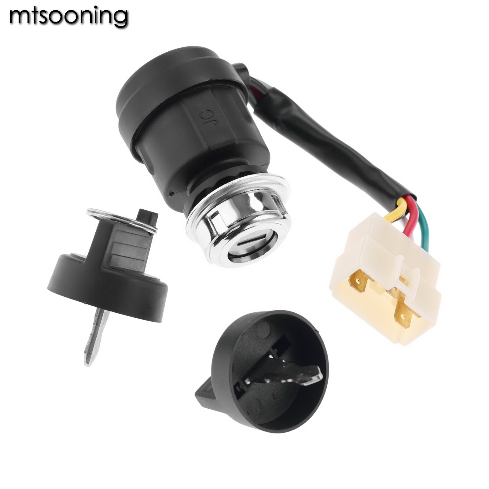 mtsooning 5 Wires Ignition Key Switch 3 Positions On Off Start Univerial For Chinese Portable Diesel Generator Engine