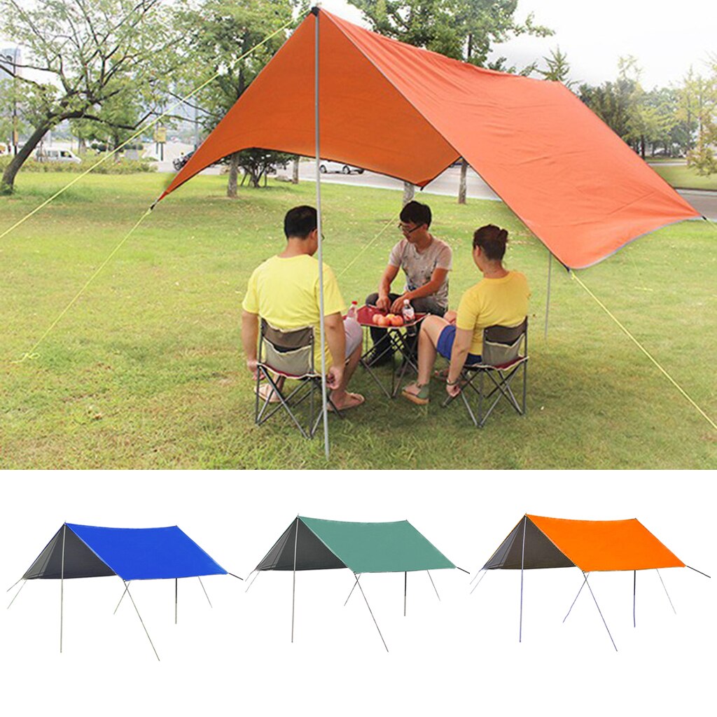 Outdoor Picnic Tent Tarp Canopy Camping Beach Waterproof Rain Cover Sun Shelter